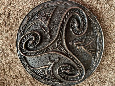Bronze Finish Wall Plaque, Maiden/Mother/Crone
